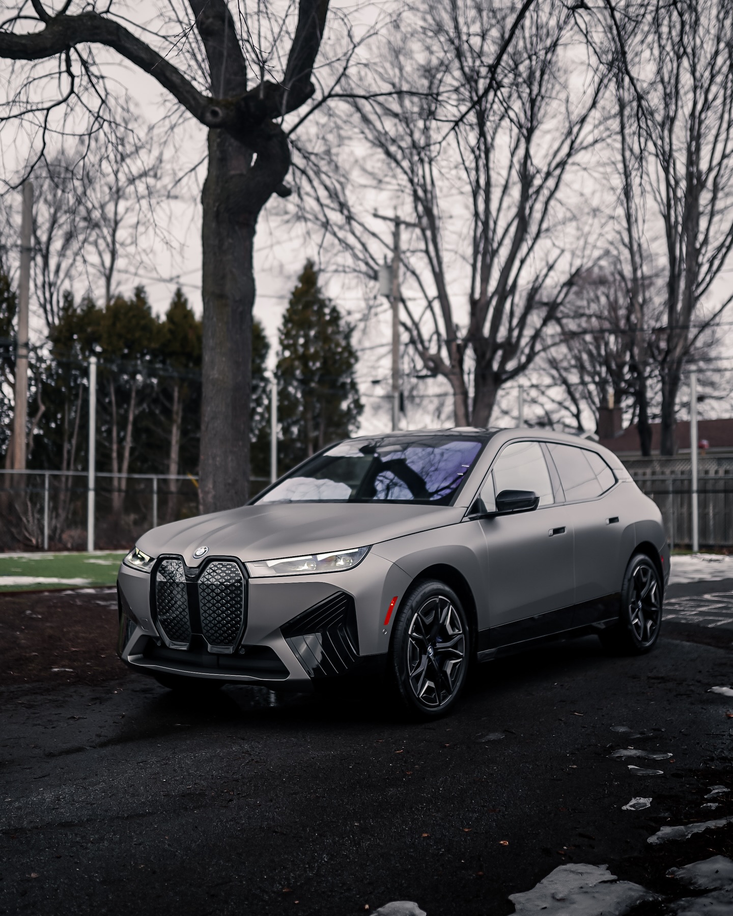BMW iX, Matte Aluminum